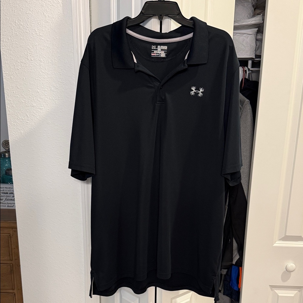 Under Armour Men's Polo in Classic Black